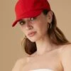 Adjustable Red Baseball Cap