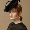 Black Belgravia Rose Hat