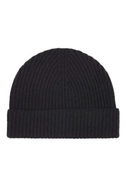 Black Cashmere Ski Beanie -Lock and Co. Hatters Store BLACK CASHMERE SKI BEANIE 1