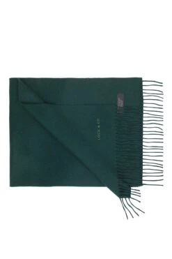 Lock and Co. Hatters Store -Lock and Co. Hatters Store CASHMERE SCARF RACING GREEN