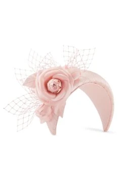 Ceylon Pale Pink Headband -Lock and Co. Hatters Store CEYLON PINK 2