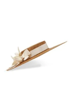 Chai Gold Boater -Lock and Co. Hatters Store CHAI NATURAL 1