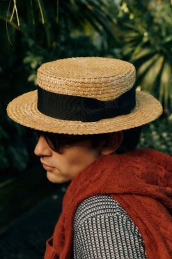 Classic Boater -Lock and Co. Hatters Store CLASSIC BOATER LIFESTYLE SHOT 2