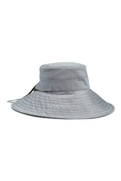 Clemence Silk Sun Hat -Lock and Co. Hatters Store CLEMENCE SILK SUN HAT SILVER 1