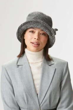 Dolores Black Cloche -Lock and Co. Hatters Store DOLORES BLACK CLOCHE EDITED