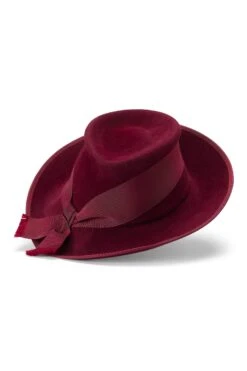 Eaton Trilby -Lock and Co. Hatters Store EATON TRILBY BURGUNDY
