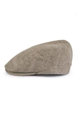 Escorial Wool Grosvenor Flat Cap 10 Escorial Wool Grosvenor Flat Cap -Lock and Co. Hatters Store ESCORIAL WOOL GROSVENOR FLAT CAP BROWN Product Shot 2