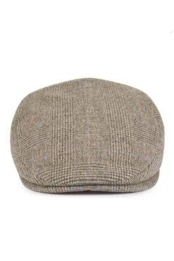 Escorial Wool Grosvenor Flat Cap 9 Escorial Wool Grosvenor Flat Cap -Lock and Co. Hatters Store ESCORIAL WOOL GROSVENOR FLAT CAP BROWN Product Shot 3