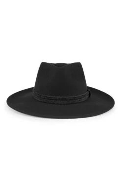 Escorial Wool Meredith Fedora -Lock and Co. Hatters Store ESCORIAL WOOL MEREDITH FEDORA BLACK 1