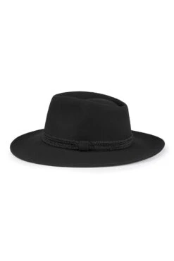 Escorial Wool Meredith Fedora -Lock and Co. Hatters Store ESCORIAL WOOL MEREDITH FEDORA BLACK 2