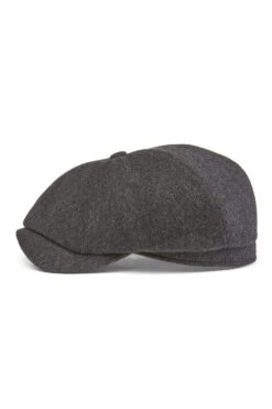 Escorial Wool Newsboy Cap -Lock and Co. Hatters Store ESCORIAL WOOL NEWSBOY CAP GREY 3