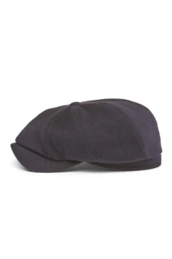 Escorial Wool Newsboy Cap -Lock and Co. Hatters Store ESCORIAL WOOL NEWSBOY CAP NAVY 3