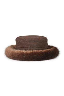 Estate Faux Fur Hat -Lock and Co. Hatters Store ESTATE FAUX FUR HAT BROWN