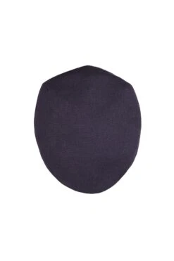 Florida Linen Flat Cap -Lock and Co. Hatters Store FLORIDA LINEN FLAT CAP NAVY Product Shot 3