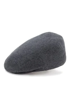 Gill Cashmere Flat Cap -Lock and Co. Hatters Store GILL CASHMERE FLAT CAP GREY 2