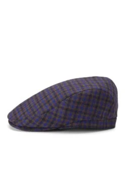 Grosvenor Check Flat Cap -Lock and Co. Hatters Store GROSVENOR CHECK FLAT CAP Product shot 2