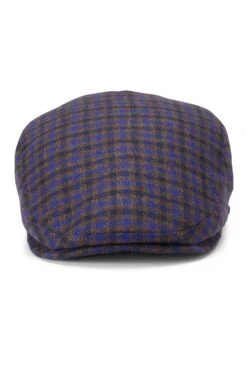 Grosvenor Check Flat Cap -Lock and Co. Hatters Store GROSVENOR CHECK FLAT CAP Product shot 3