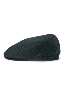 Grosvenor Houndstooth Flat Cap -Lock and Co. Hatters Store GROSVENOR HOUNDSTOOTH FLAT CAP 2