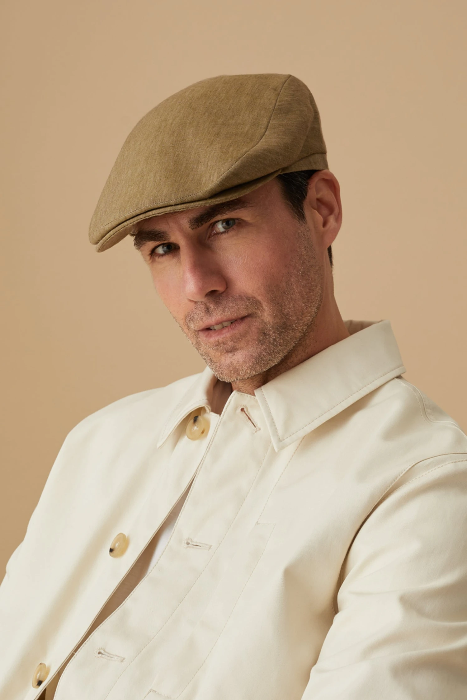 Grosvenor Olive Flat Cap 1 Grosvenor Olive Flat Cap