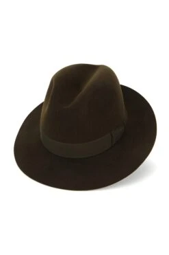 Haydock Fedora -Lock and Co. Hatters Store HAYDOCK TRILBY GREEN Product Shot 1