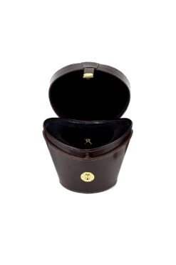 Leather Top Hat Bucket -Lock and Co. Hatters Store LEATHER TOP HAT BUCKET BROWN 4