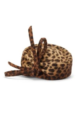 Leopard Mayfair Pillbox Hat -Lock and Co. Hatters Store LEOPARD MAYFAIR PILLBOX HAT
