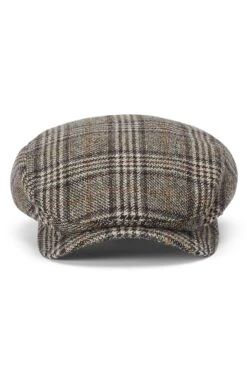 Lynton Grey Flat Cap -Lock and Co. Hatters Store LYNTON GREY FLAT CAP Product Shot 2