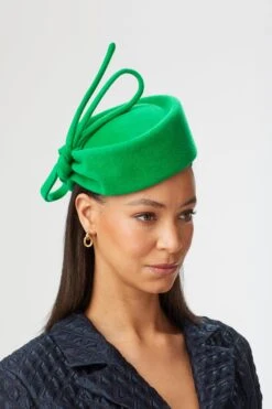 Mayfair Pillbox Hat -Lock and Co. Hatters Store MAYFAIR PILLBOX HAT GREEN EDITED 1