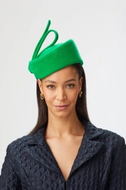 Mayfair Pillbox Hat -Lock and Co. Hatters Store MAYFAIR PILLBOX HAT GREEN EDITED 2