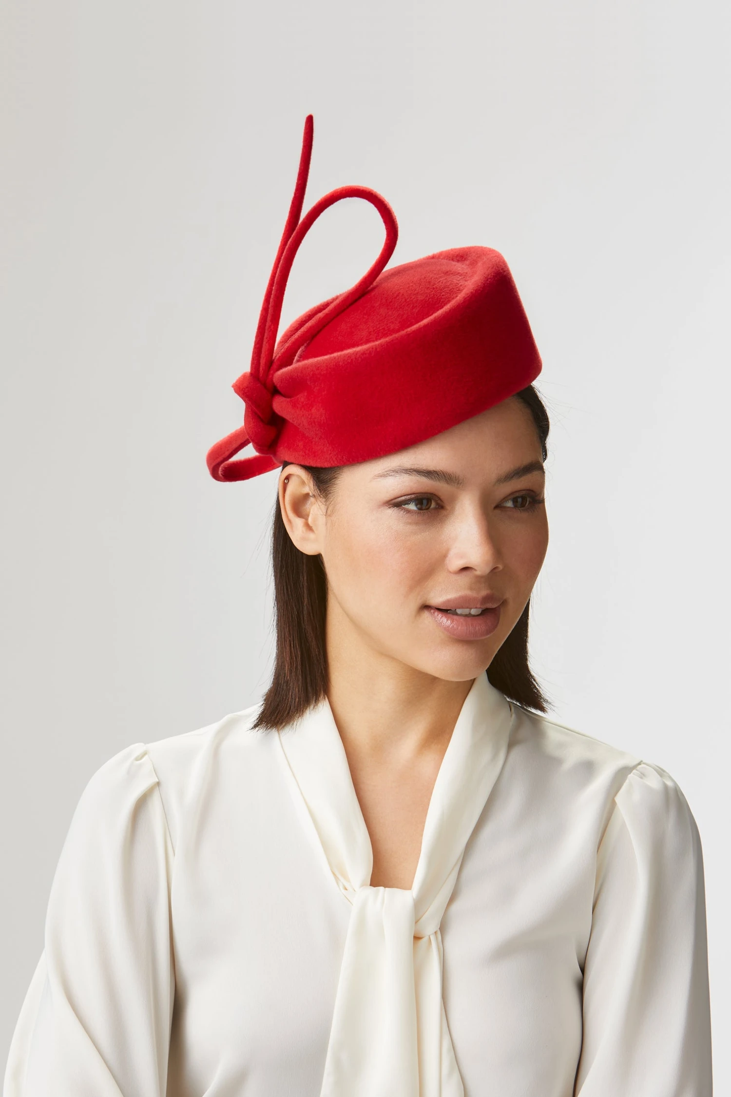Mayfair Red Pillbox Hat 1 Mayfair Red Pillbox Hat