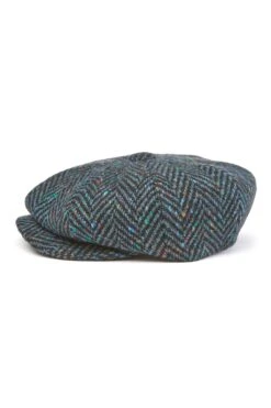 Muirfield Tweed Bakerboy Cap -Lock and Co. Hatters Store MUIRFIELD TWEED BAKERBOY CAP PATTERN 5 Product Shot 2