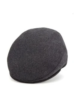 Oslo Tweed Flat Cap 12 Oslo Tweed Flat Cap -Lock and Co. Hatters Store OSLO TWEED FLAT CAP DARK GREY Product Shot 1