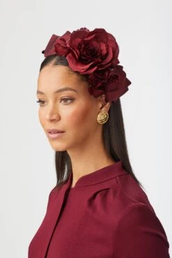 Phillimore Headband -Lock and Co. Hatters Store PHILLIMORE HEADBAND BURGUNDY EDITED 1