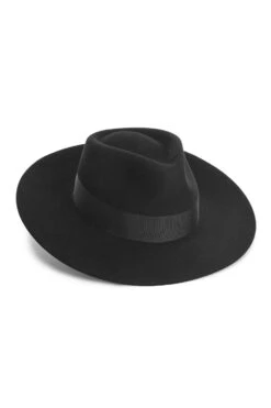 Portobello Fedora -Lock and Co. Hatters Store PORTOBELLO FEDORA BLACK 1