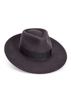 Portobello Fedora -Lock and Co. Hatters Store PORTOBELLO FEDORA GREY 1