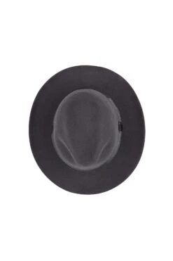 Prague Fedora -Lock and Co. Hatters Store PRAGUE FEDORA GREY Product Shot 3