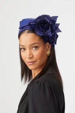 Phillimore Headband -Lock and Co. Hatters Store PhillimoreHeadbandNavy 28509