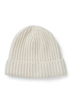 Rannoch Cream Cashmere Beanie -Lock and Co. Hatters Store RANNOCH CREAM CASHMERE BEANIE