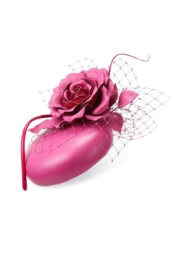 Rose Bud Pink Leather Percher Hat -Lock and Co. Hatters Store ROSE BUD PINK 2
