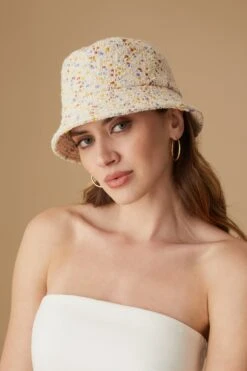 Rye Speckled Bucket Hat -Lock and Co. Hatters Store RYE SPECKLED BUCKET HAT 2