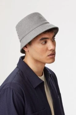 Rye Striped Bucket Hat -Lock and Co. Hatters Store RYE STRIPED BUCKET HAT EDITED 2