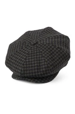 Sandwich Houndstooth Bakerboy Cap -Lock and Co. Hatters Store SANDWICH HOUNDSTOOTH BAKERBOY CAP ab8be6f6 2100 4665 9018 4ea12d7e46f8