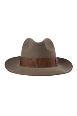 St James's Fedora -Lock and Co. Hatters Store ST JAMES S FEDORA KHAKI Product Shot 3
