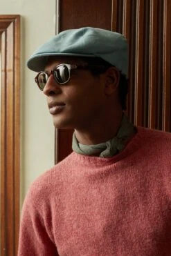 Tahoe Turquoise Bakerboy Cap -Lock and Co. Hatters Store TAHOE TURQUOISE BAKERBOY CAP 1