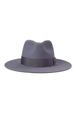 Toni Blue Flat-Brim Fedora 7 Toni Blue Flat-Brim Fedora -Lock and Co. Hatters Store TONI BLUE FLAT BRIM FEDORA 3