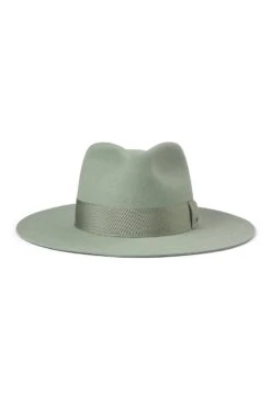 Toni Green Flat-Brim Fedora -Lock and Co. Hatters Store TONI GREEN FLAT BRIM FEDORA 3