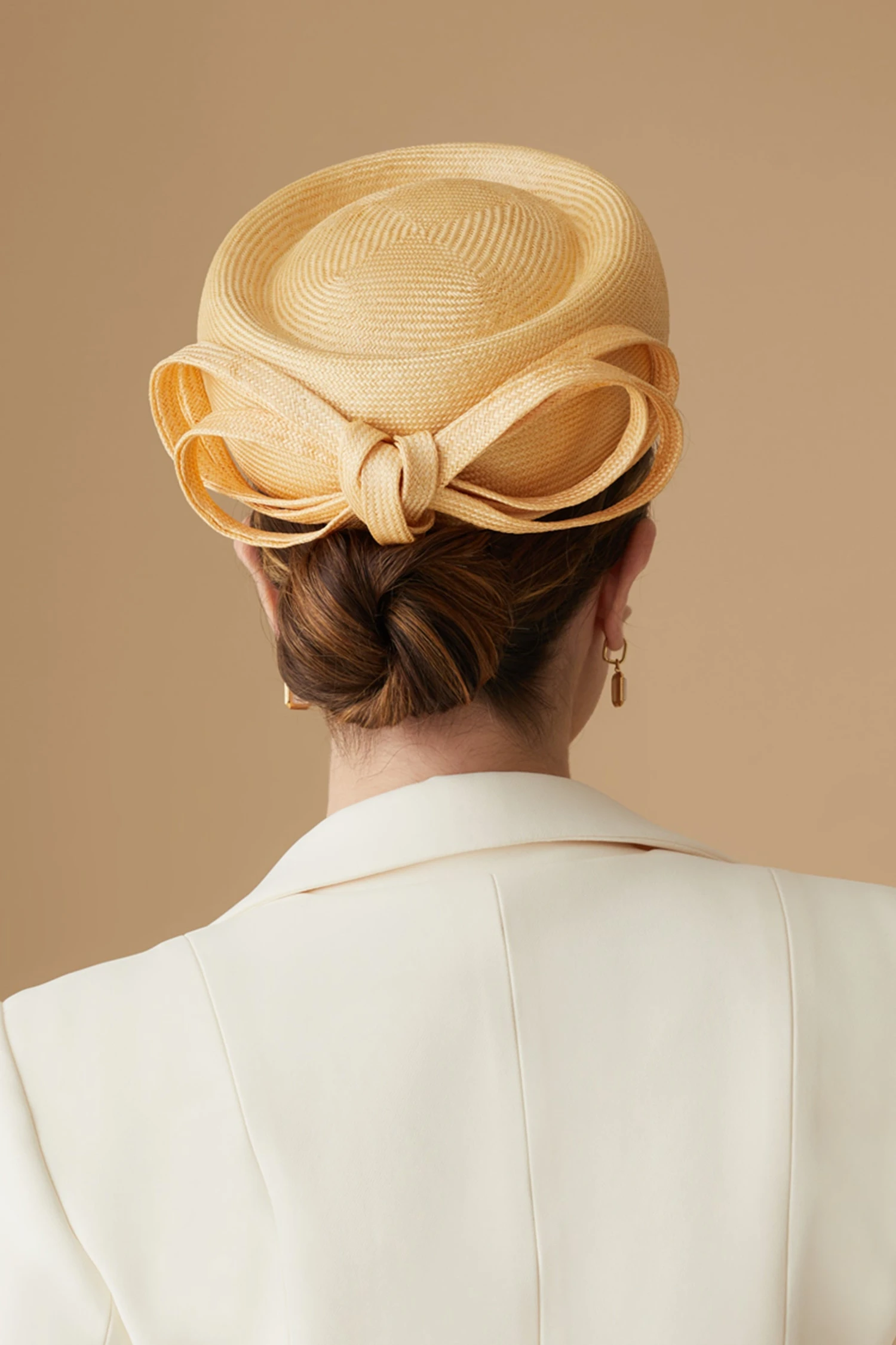 Verbena Yellow Pillbox Hat 2 Verbena Yellow Pillbox Hat - Image 2