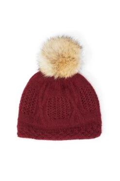 Lock and Co. Hatters Store -Lock and Co. Hatters Store VERBIER BEANIE BURGUNDY