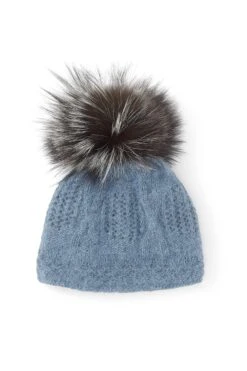 Verbier Beanie -Lock and Co. Hatters Store VERBIER BEANIE DUSTY BLUE