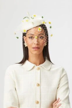 Victoria Beret -Lock and Co. Hatters Store VICTORIA BERET IVORY EDITED